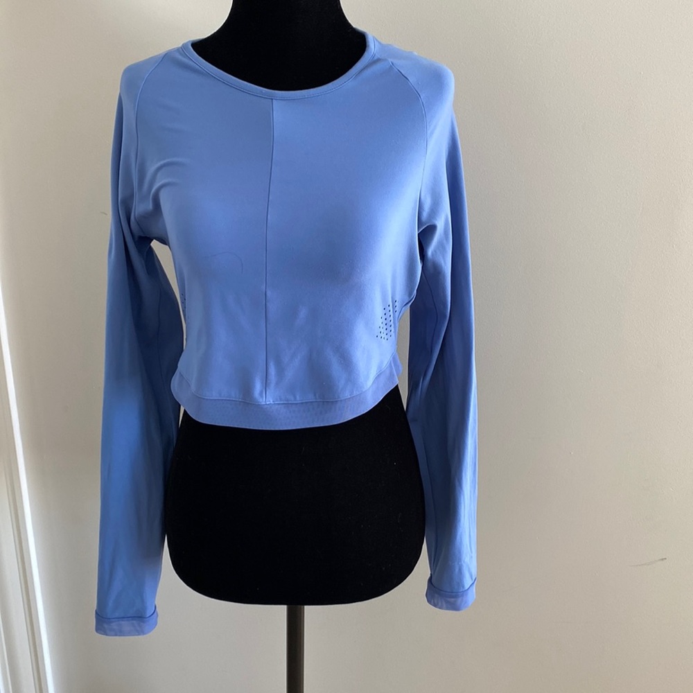 Gymshark long sleeve crop top round neck